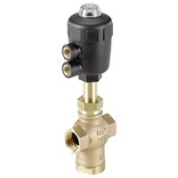 Type 2002 Pneumatically Operated 3/2-Way Globe Valve CLASSIC